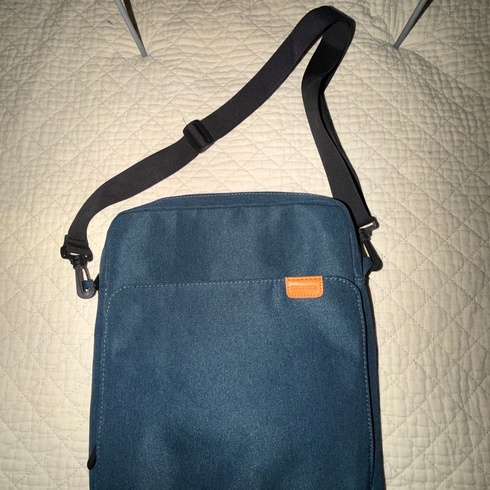 Blue Men's Crossbody Shoulder Bag